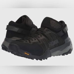 HOKA ONE ONE Sky Arkal Mid-Top Black Hiking Sneakers Men’s size 12